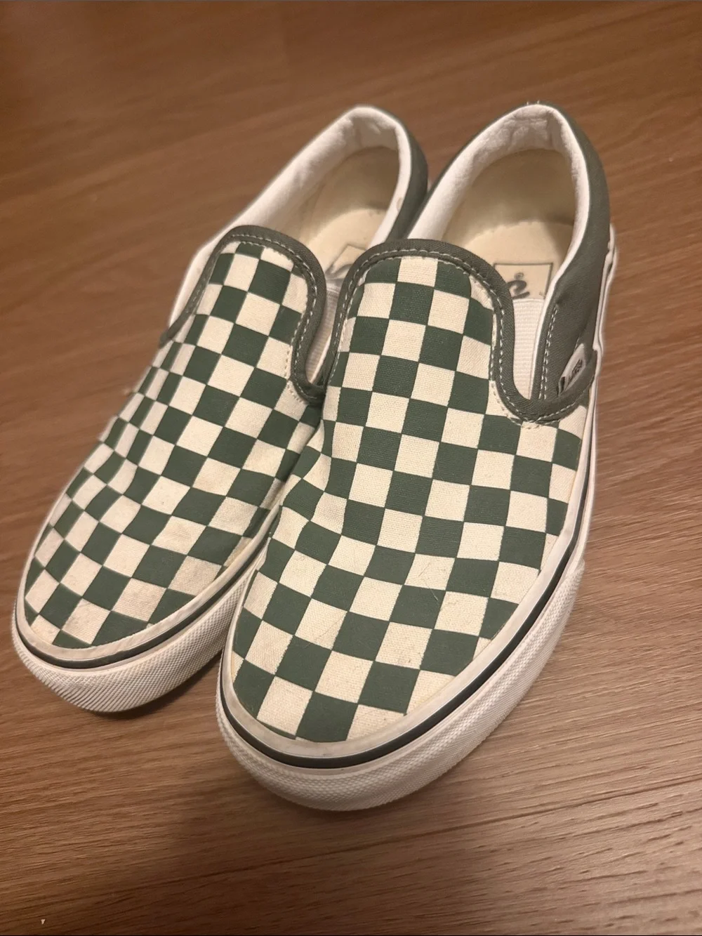 Vans Classic Slip-On Checkerboard Black White Canvas Sneakers